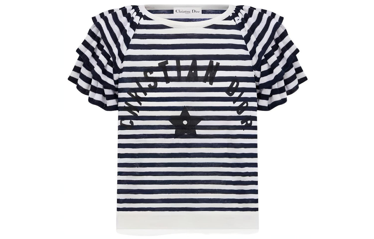 DIOR SS23 T Shirt Women's Marine Blue