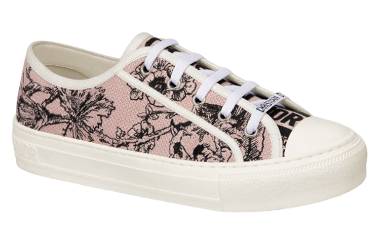 DIOR Walk'n'Dior Platform Shoes Stylish Skateboarding Shoes Women's Nude