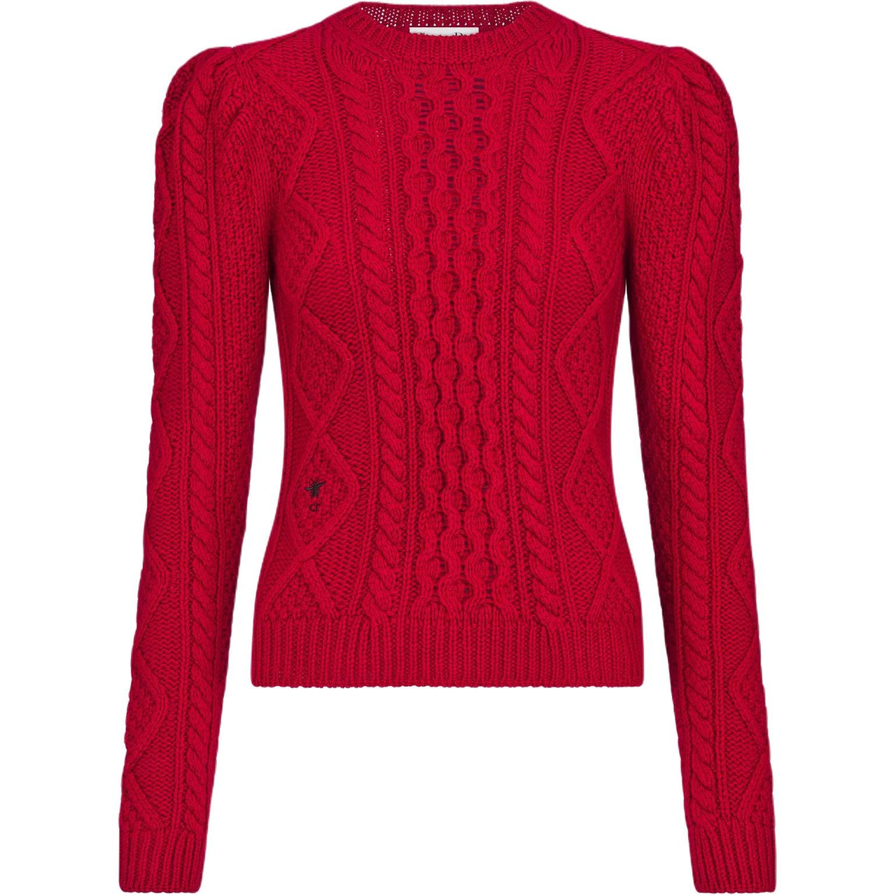 DIOR FW24 Cashmere Sweater Women's Red