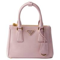 PRADA Galleria Killer Bag Leather Shoulder Bag Crossbody Bag Handbag Mini Women's Snowflake Gypsum Pink