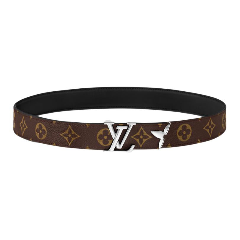 LOUIS VUITTON Pretty Lv 30mm Reversible Belt
