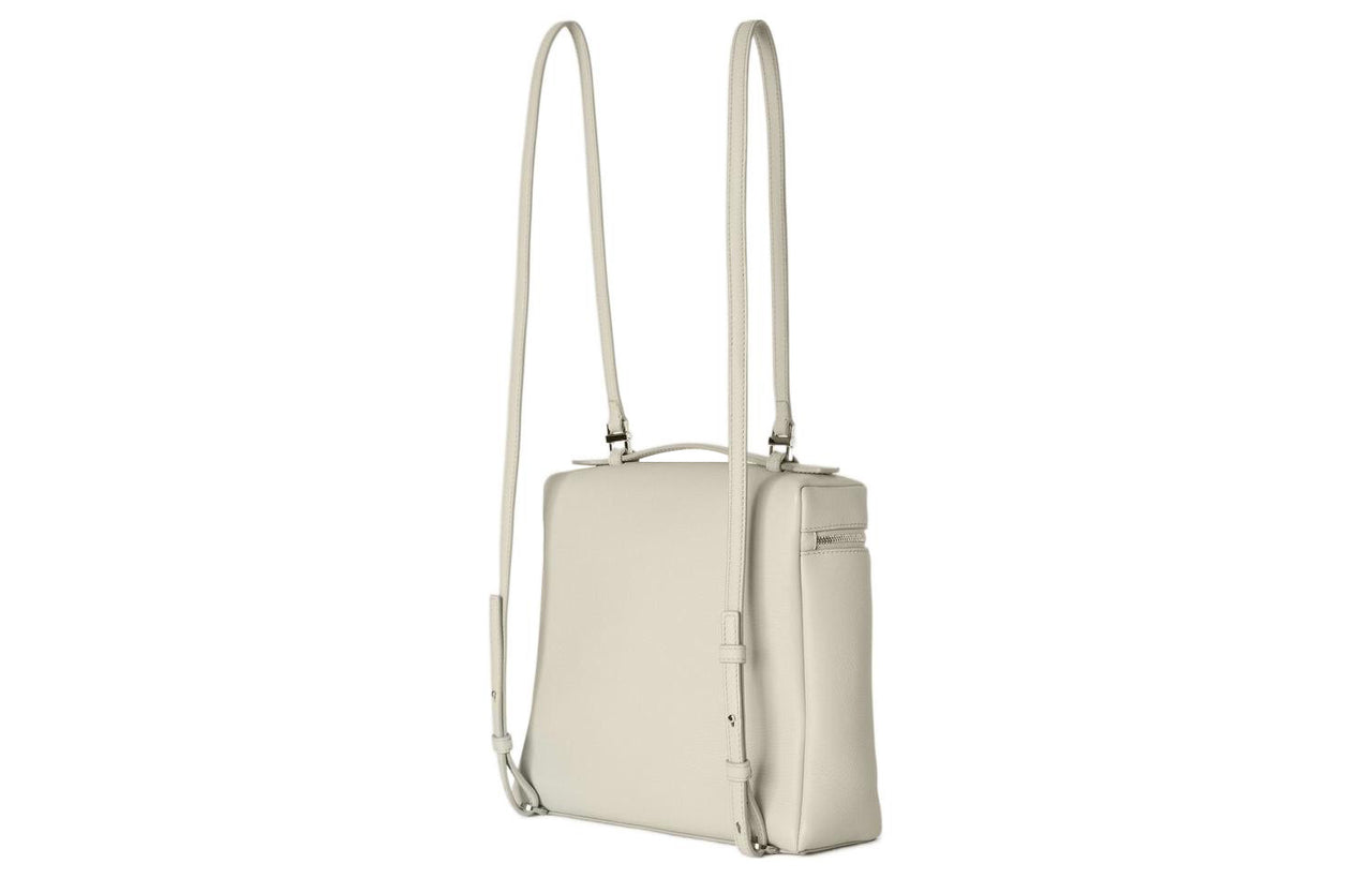 Loro Piana ExtraPocket Leather Tofu Bag Backpack Regular Women's Mint White