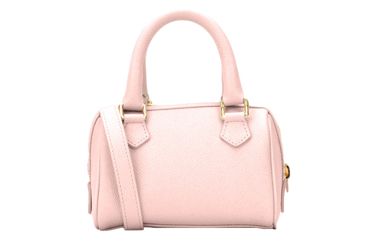 CELINE Leather Cylinder Bag, Shoulder Bag, Crossbody Bag, Handbag Mini Women's Pink