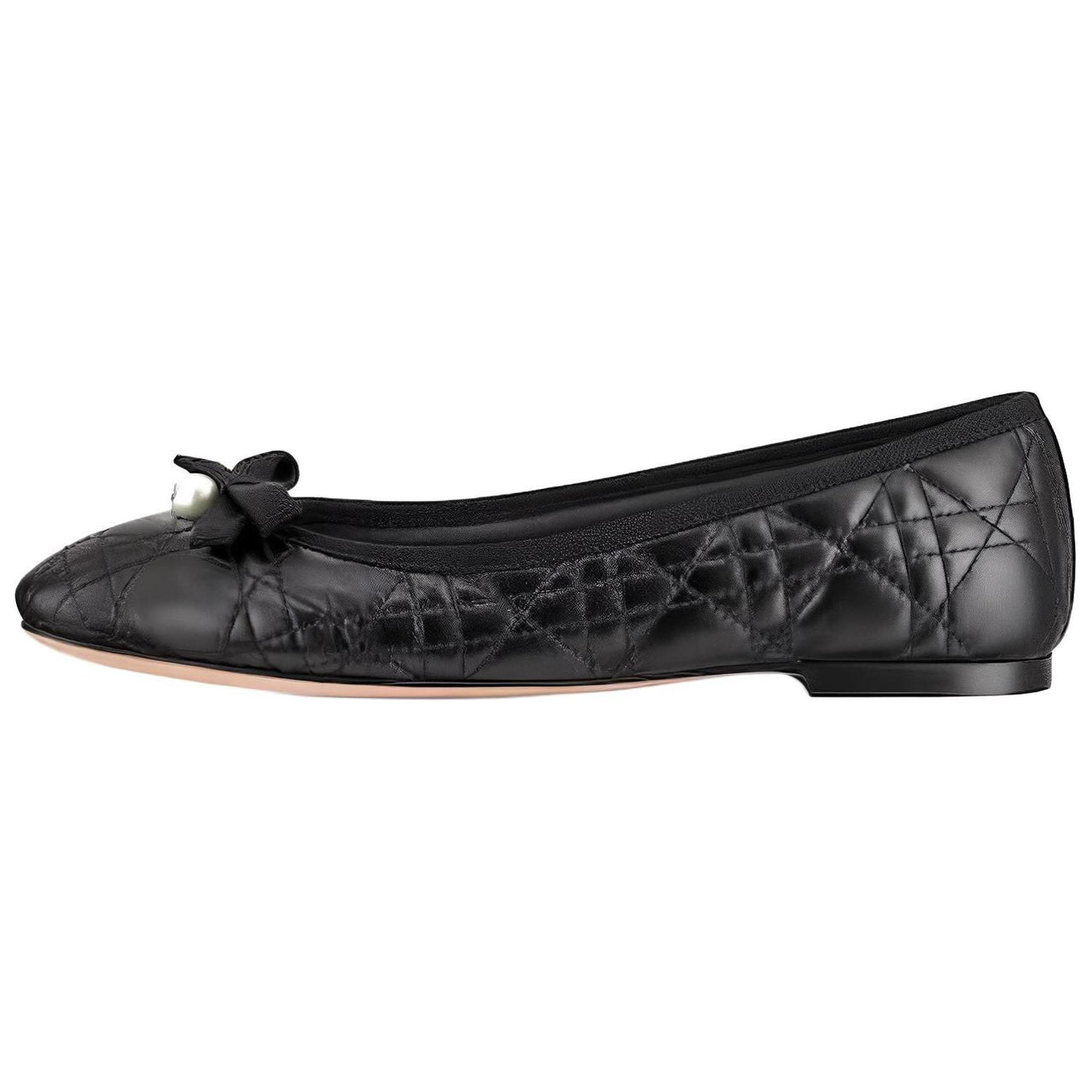 DIOR BALLET FLAT Casual Single Shoes Women's Black