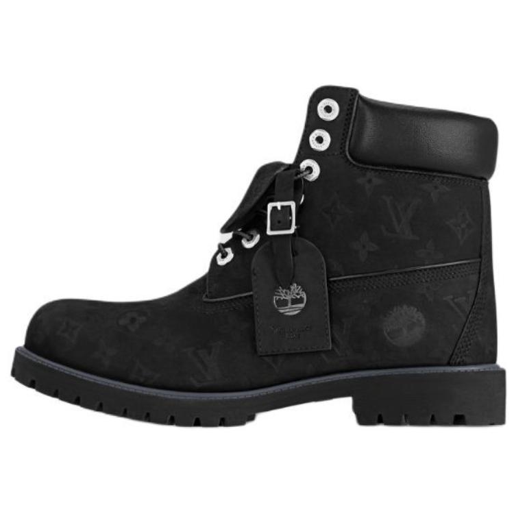 Timberland x LOUIS VUITTON Ankle-Length Martin Boot Unisex Black