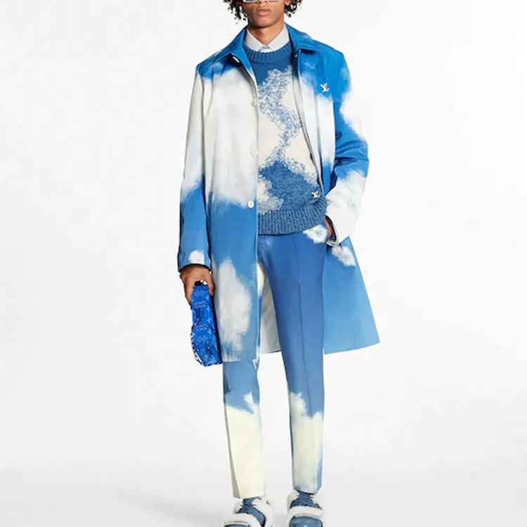 LOUIS VUITTON New Quarterly Products Of LV Coats Men's Blue