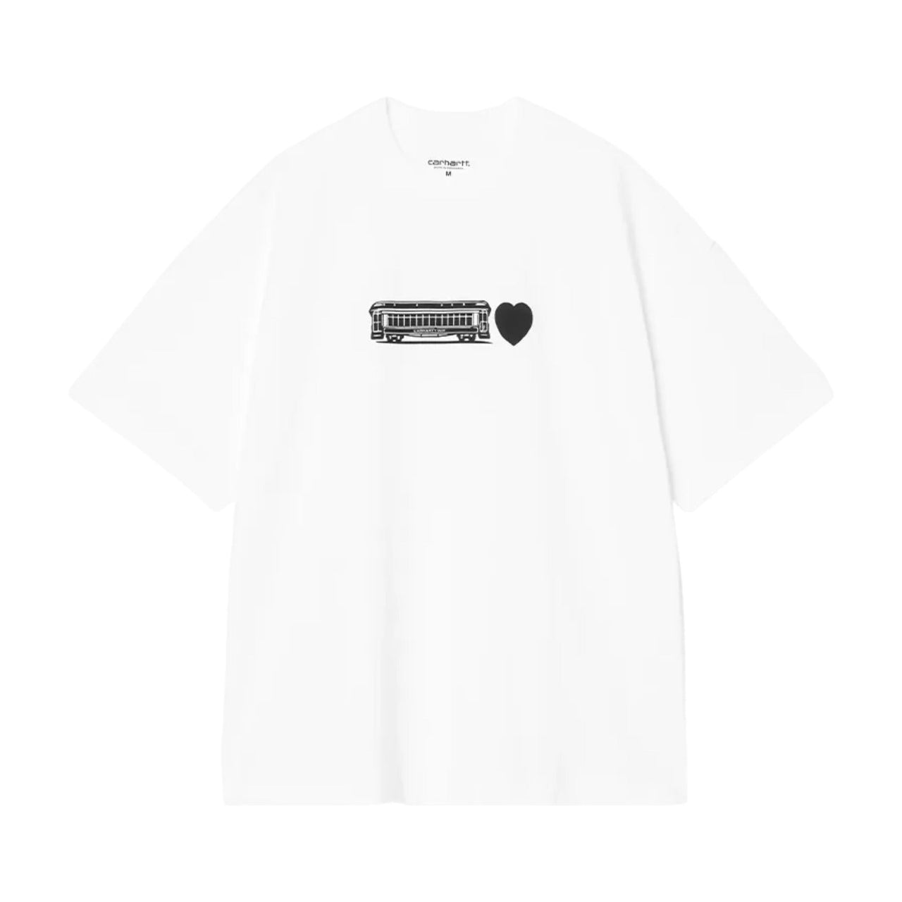 Carhartt WIP Deconstructed Label Short Sleeve T-Shirt 'White' I036008-02-XX