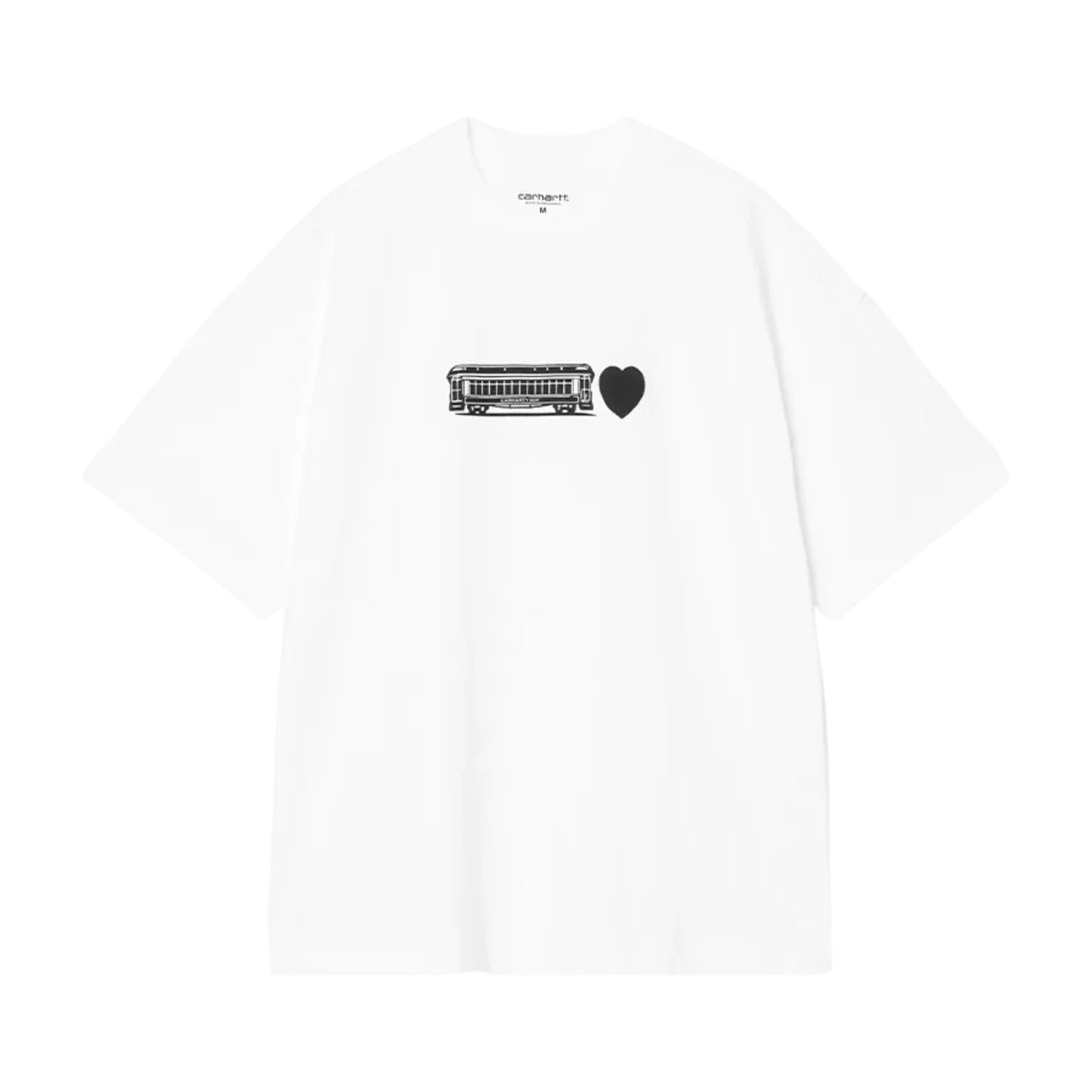 Carhartt WIP Deconstructed Label Short Sleeve T-Shirt 'White' I036008-02-XX