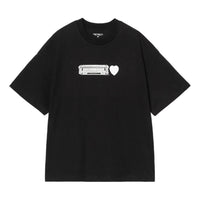 Carhartt WIP Deconstructed Label Short Sleeve T-Shirt 'Black' I036008-89-XX
