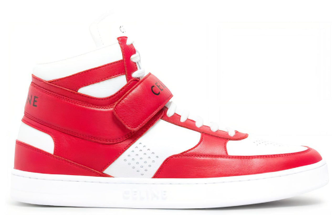 CELINE CT 03 High Top Stylish Skateboarding Shoes Men's Red