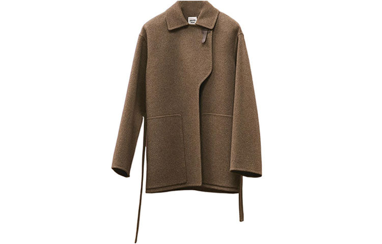 HERMES Velvet Jackets Women's Brown