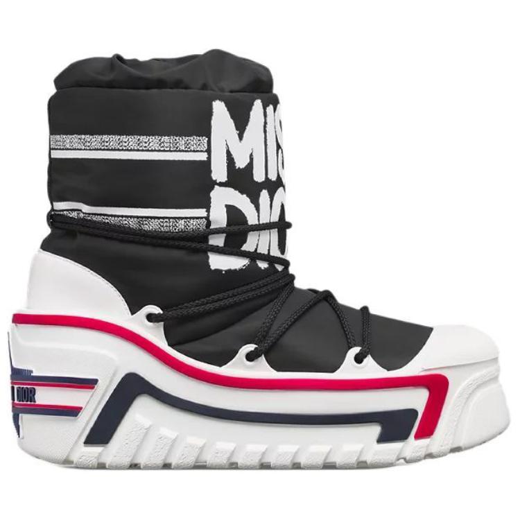 DIOR Dioralps Short Snow Boots Women's Black