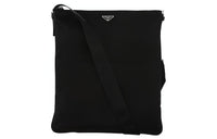 PRADA Nylon Shoulder Bag Men's Black