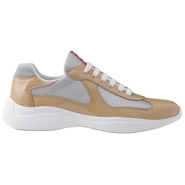PRADA Low Top Casual Shoes Men's Gold