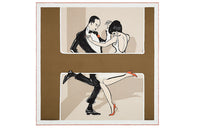 HERMES Silk Scarves Unisex Brown
