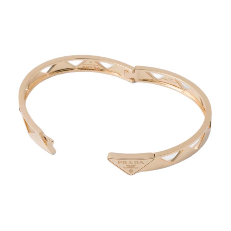 PRADA 750 Gold Bangles Women's Gold