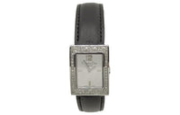 DIOR Vintage Collection Wrist Watch Quartz Movement Leather Watch Bands 19mm Silver Dial Women's Watch
