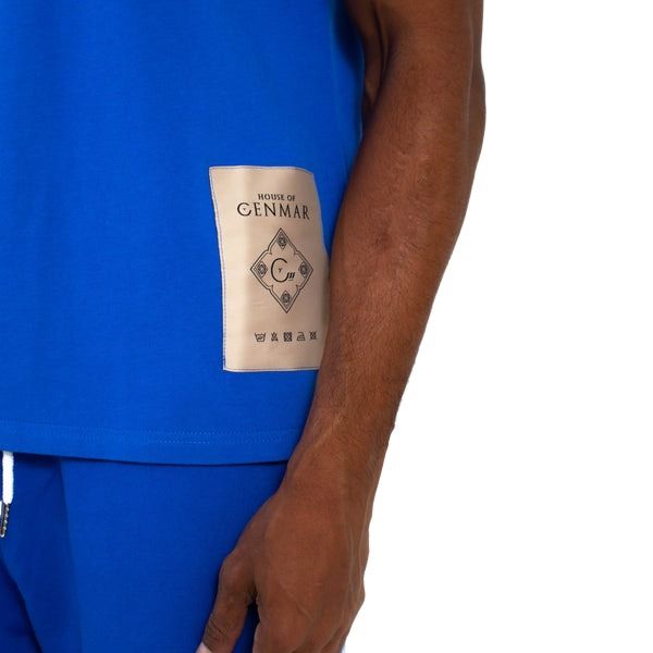 House of Cenmar T-Shirt with House Of Cenmar Patch 'Blue' HOC-U03
