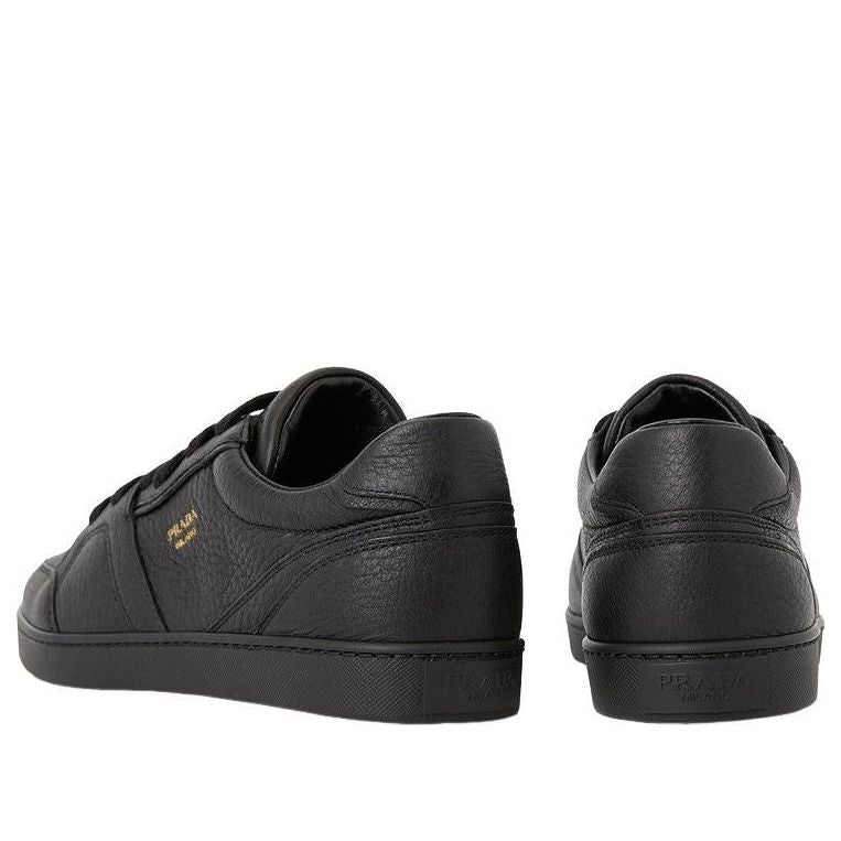 PRADA FS25 Leather Sneakers 'Black' 2EE442-013-F0002