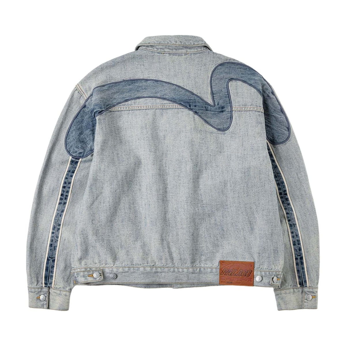 Palace x EVISU Type 2 Denim Jacket 'Reverse Indigo' P30JK195
