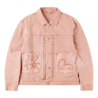 Palace x EVISU Type 2 Denim Jacket 'Pink Wash' P30JK205