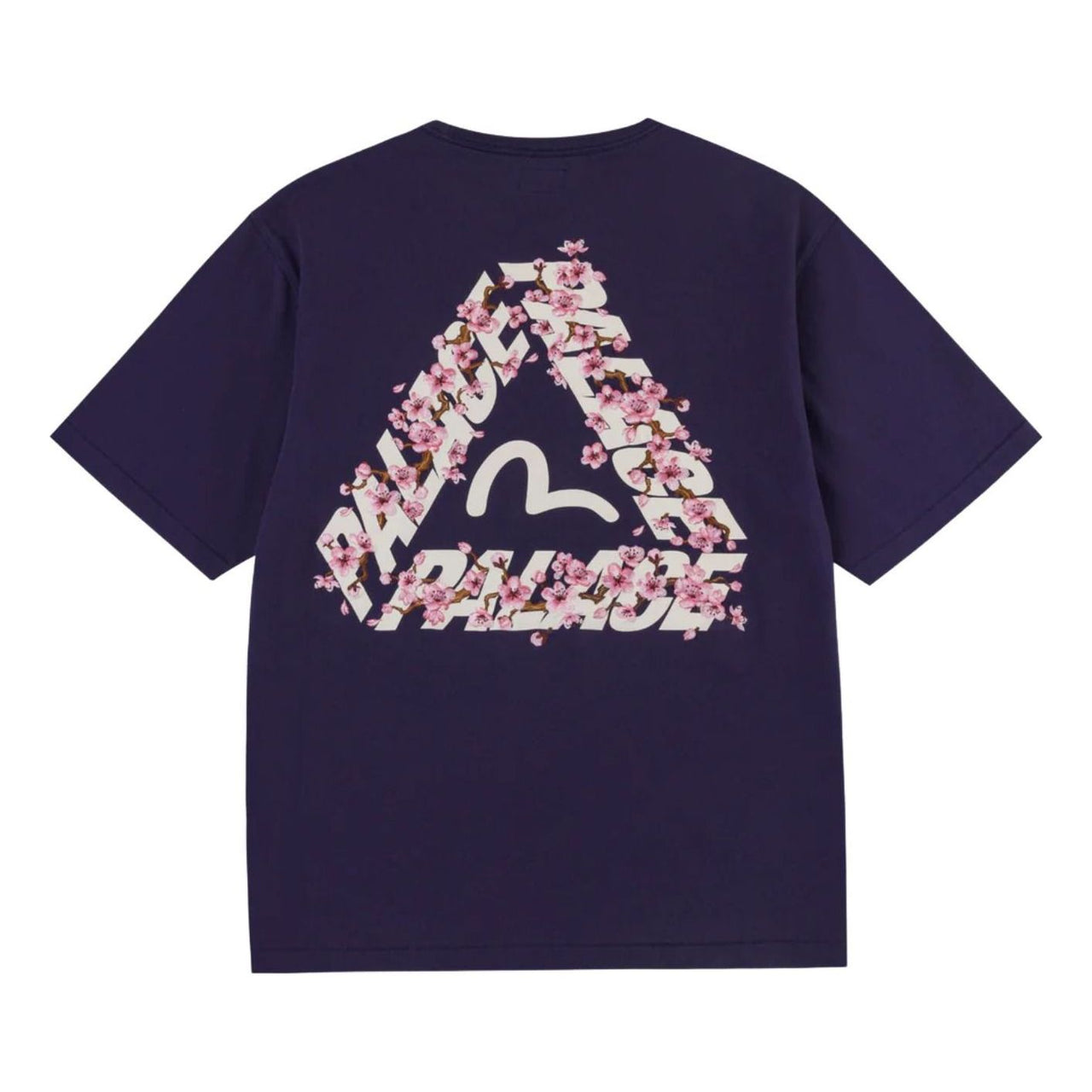 Palace x EVISU Heavy Wash T Shirt 'Navy' P30ES241