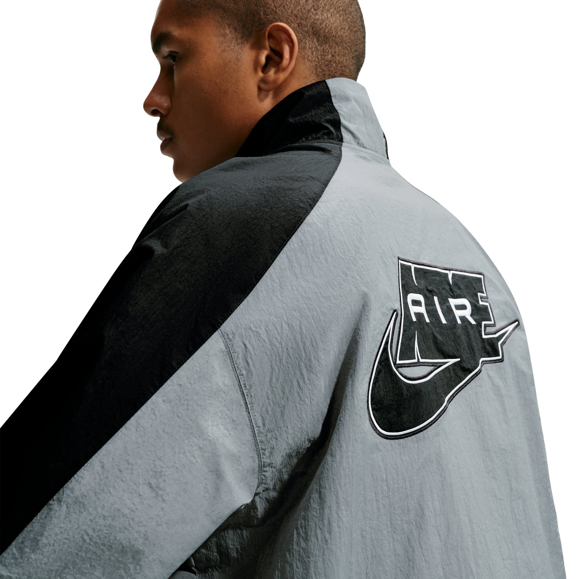 Nike Air Woven Track Jacket 'Smoke Grey Black' IM5568-084