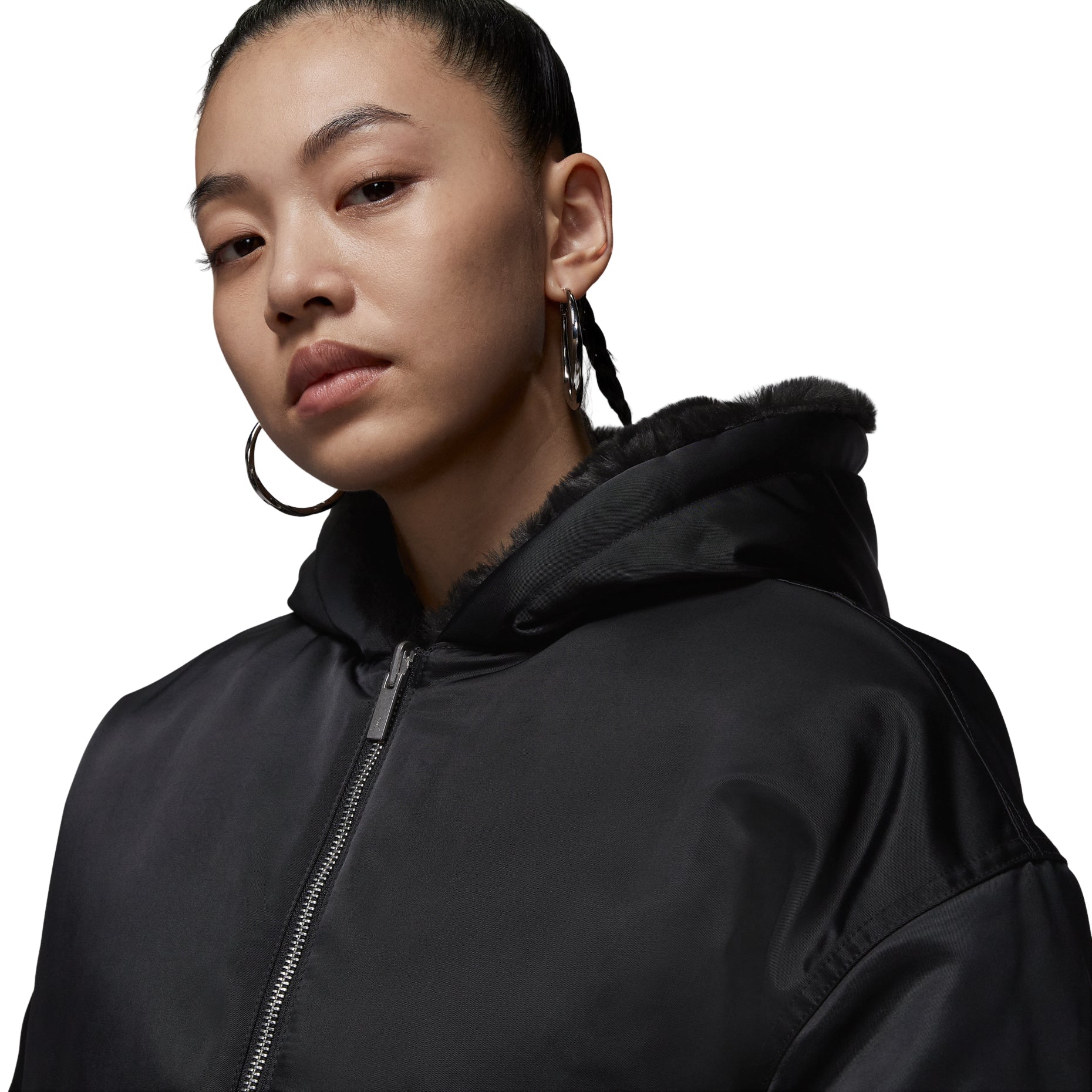 (WMNS) Air Jordan Renegade Flight Therma-Fit Reversible Jacket 'Black' HV0358-010