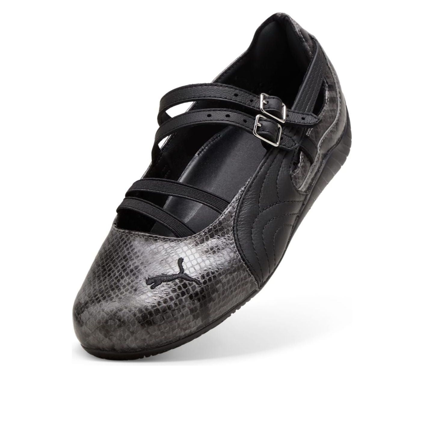 (WMNS) PUMA Speedcat Ballet Snake 'Cool Dark Gray Black' 405326-02