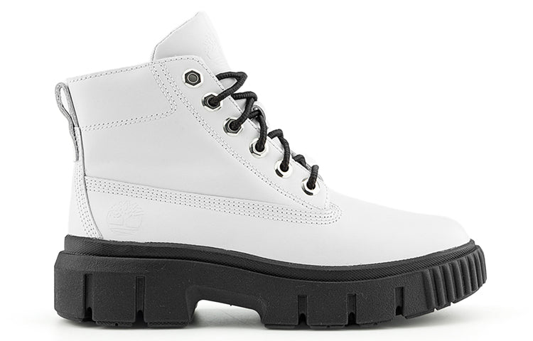 (WMNS) Timberland Greyfield Leather Boots 'White Full Grain' A41ZW-100