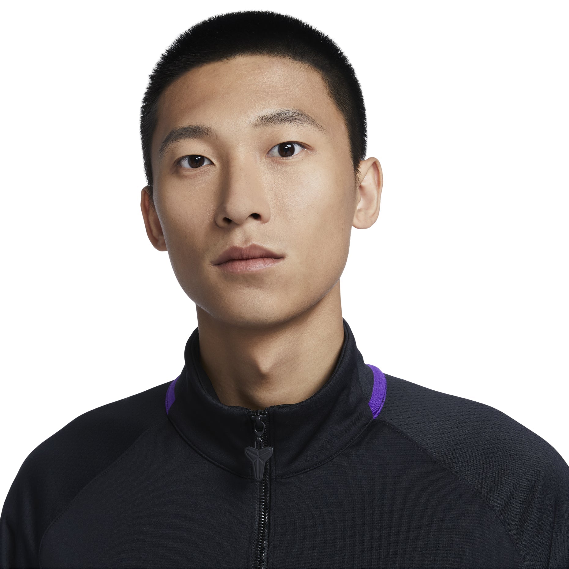 Nike Dri-FIT Kobe Basketball Jacket Asia Sizing 'Black Purple' FZ0937-010