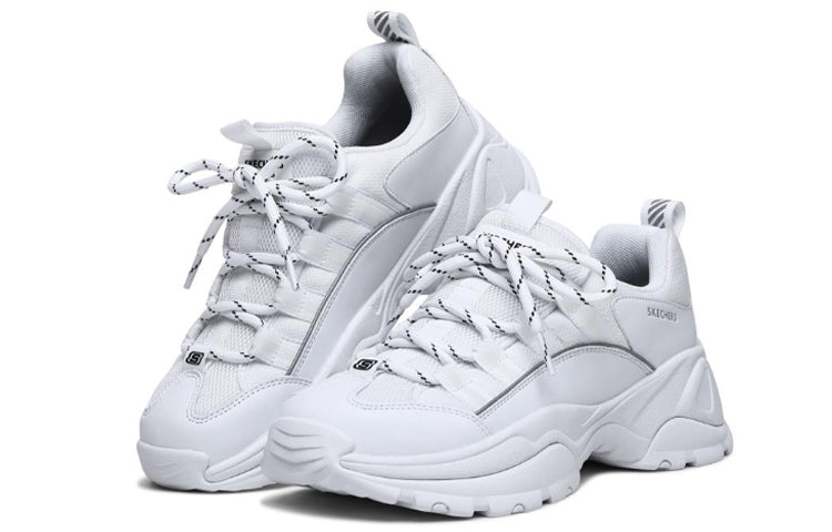 (WMNS) Skechers Kozmiks Low Running Shoes White 13410-WHT