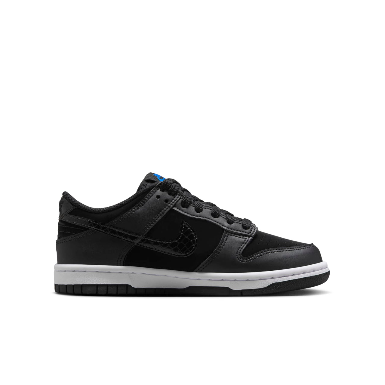 (GS) Nike Dunk Low 'Black Croc Swoosh' FV7472-001