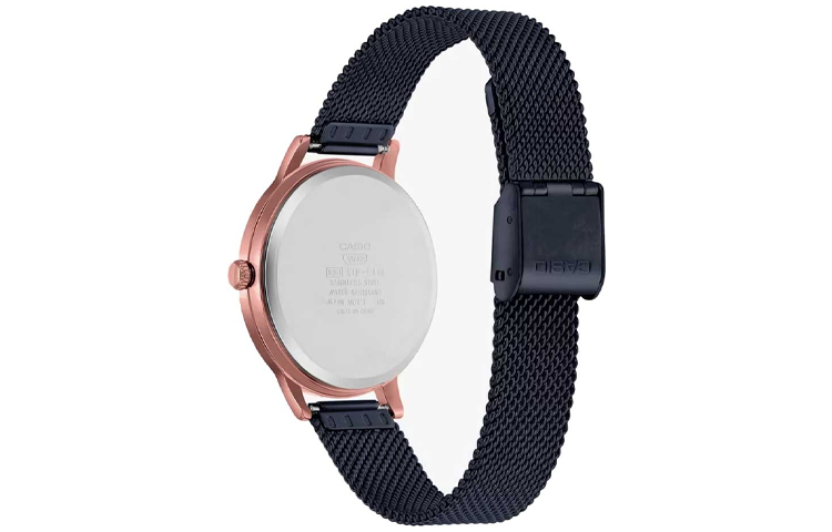 (WMNS) CASIO Analog 'Black Rose Gold' LTPE157MRB1B