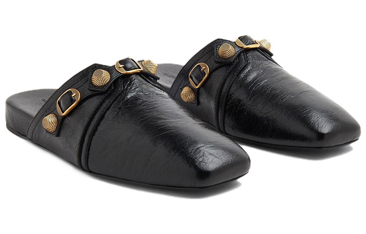Balenciaga Cozy Beach Mukes 'Black' 716613WAD4F1080