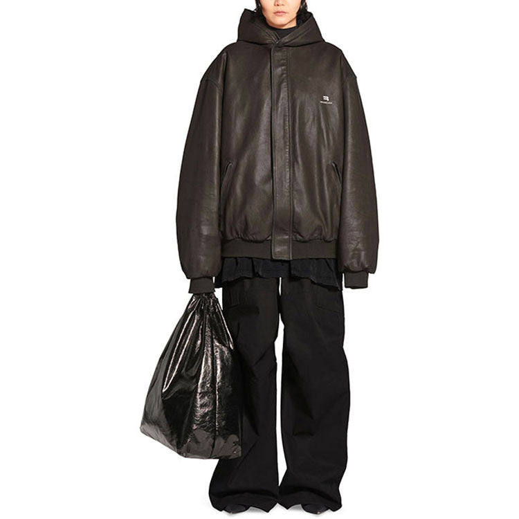 Balenciaga Sporty B Taxi Blouson Jacket 'Brown' 719225TLS012135
