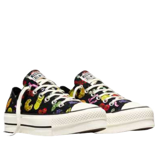 (WMNS) Converse Chuck Taylor All Star Lift Platform 'Black Egret' A16112C