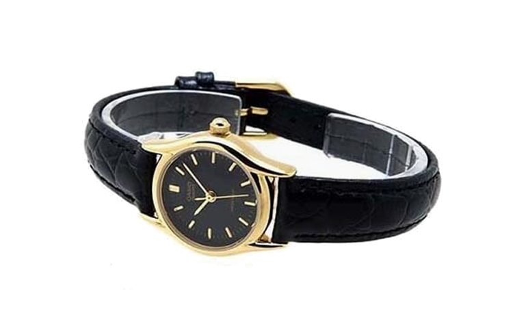 CASIO ENTICER Vintage Small Black Analog LTP-1094Q-1A