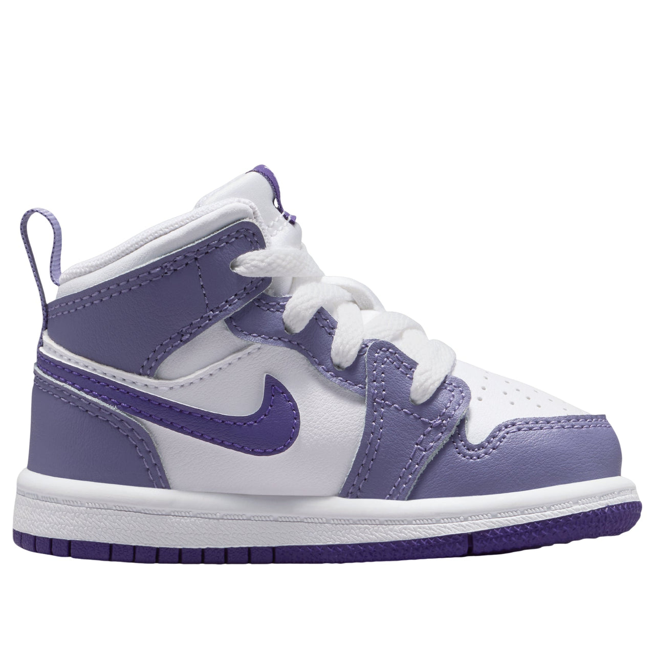 (TD) Air Jordan 1 Mid 'Dusty Amethyst White Court Purple' DQ8425-500