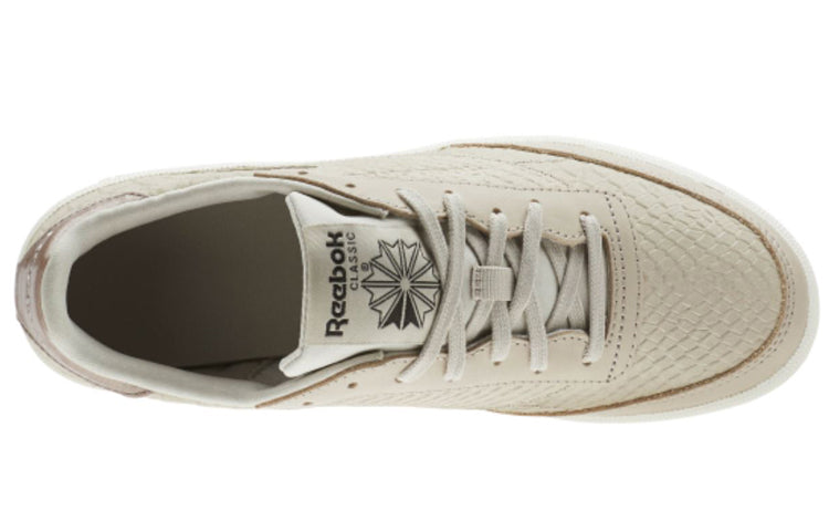 (WMNS) Reebok Club C 85 Shoes White/Brown CN3271