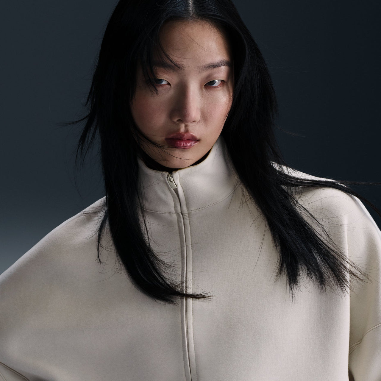 (WMNS) Nike 24.7 ImpossiblySoft Dri-FIT 1/2-Zip T-shirt Oversized Fit 'Light Orewood Brown' HQ8189-104