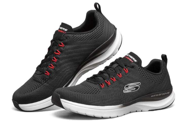 Skechers Ultra Groove Black/Red 232032-BLK