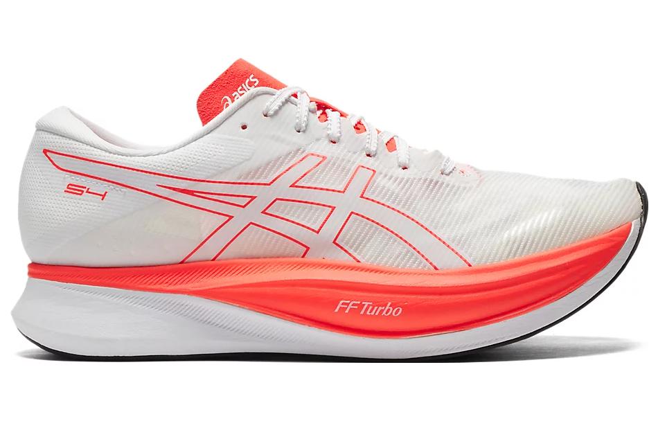 ASICS S4 Illusion Running Shoes 'White Orange' 1013A129-100