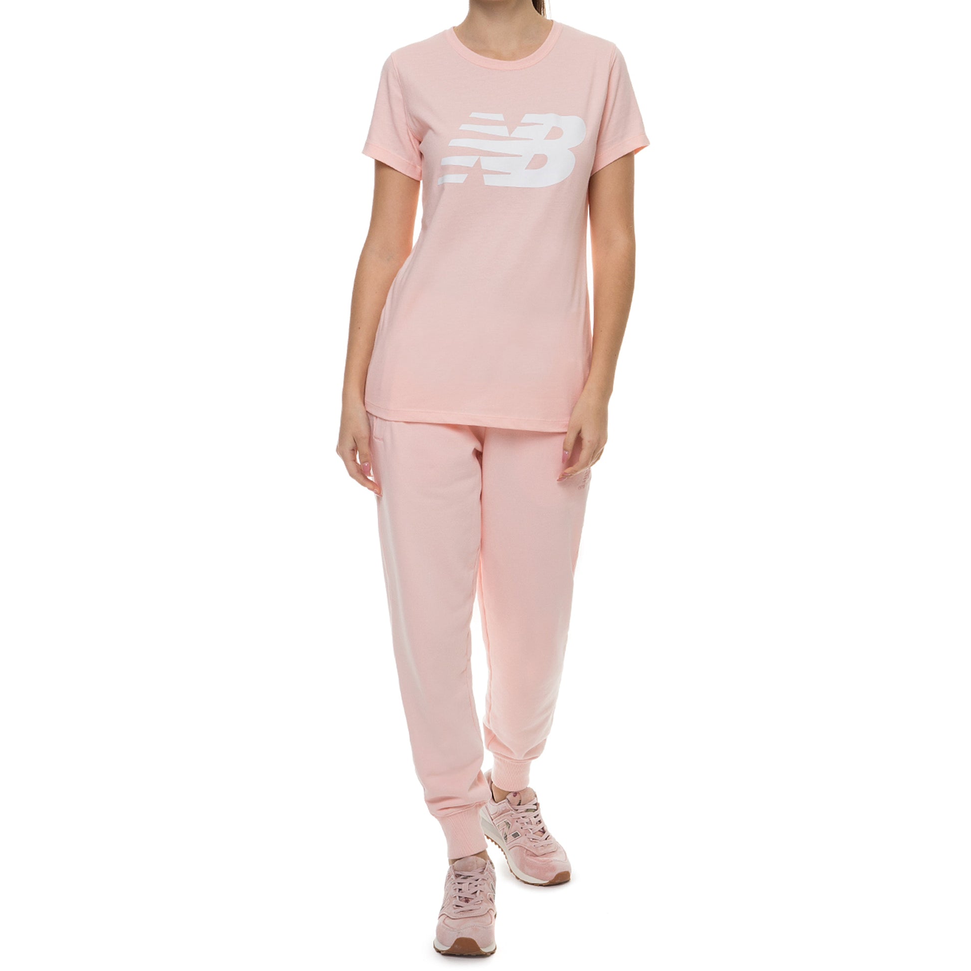 (WMNS) New Balance Casual Sports Short Sleeve Pink WT01852-PSA