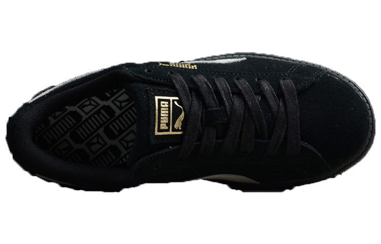 (WMNS) PUMA Suede Platform Trace 'Black' 367259-01