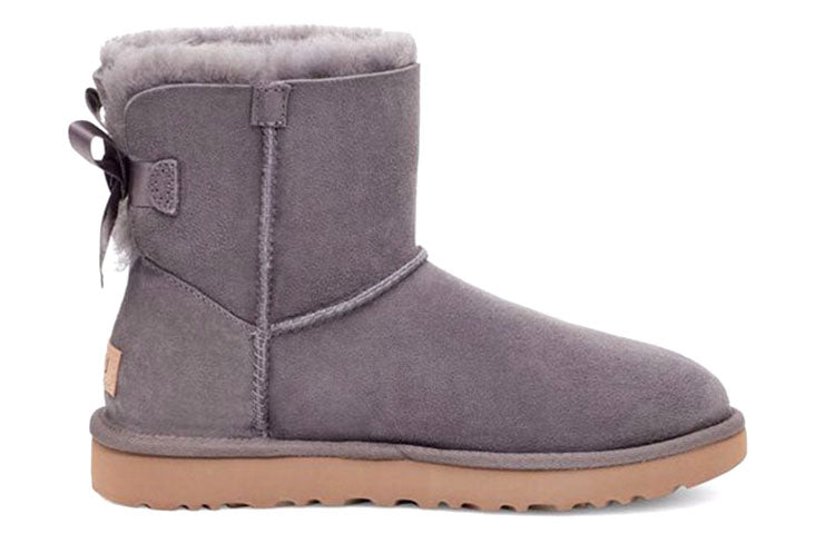 (WMNS) UGG Mini Bailey Bow II 2.0 'Purple Grey' 1016501-SHA