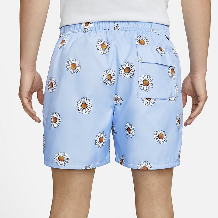Nike Sportswear Sport Essentials+ Floral Shorts 'Light Marine White' DM6909-548