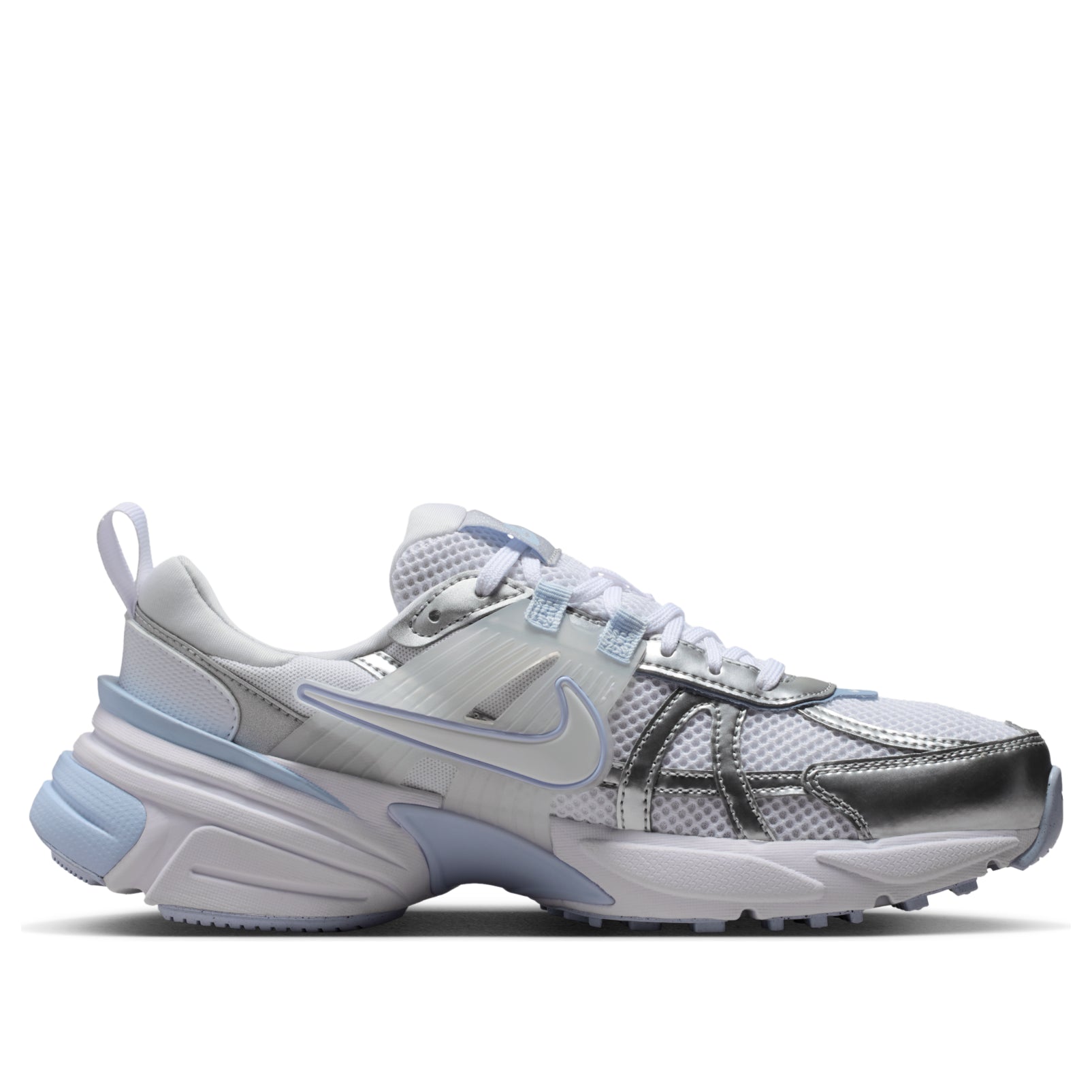 (WMNS) Nike V2K Run 'White Silver Hydrogen Blue' FD0736-119