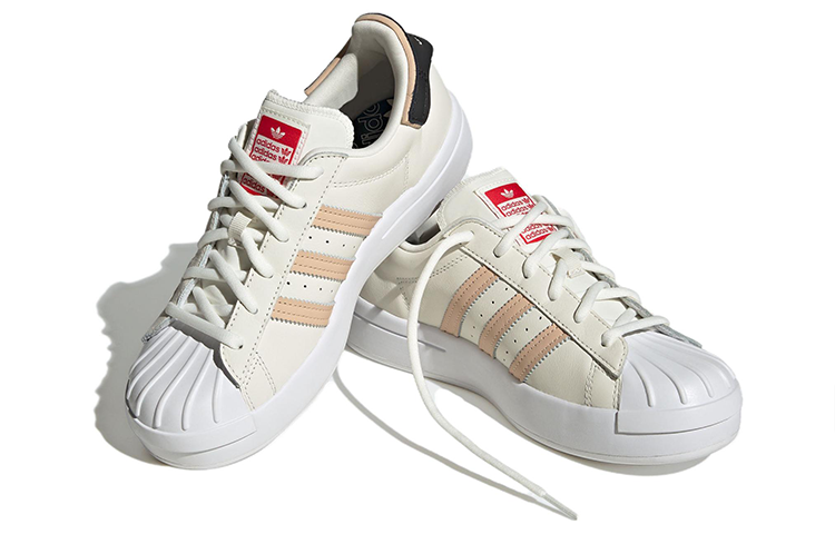 (WMNS) adidas Originals Superstar Ayoon Shoes ' Off White Better Scarlet' HP9576