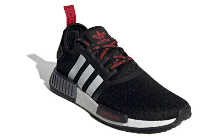 adidas NMD_R1 STLT Primeknit 'Core Black Red' FV2548